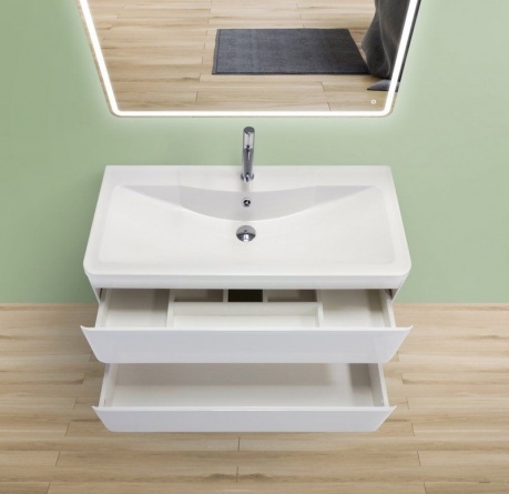 Мебель для ванной BelBagno Albano 90 cemento verona grigio фото 3