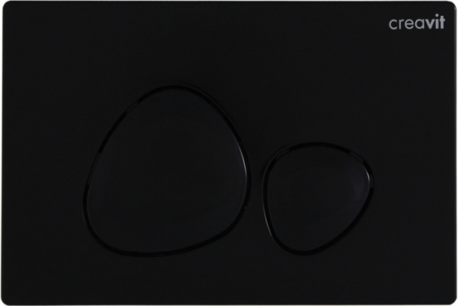 Кнопка смыва Creavit Spa GP7002.02 черная фото 1