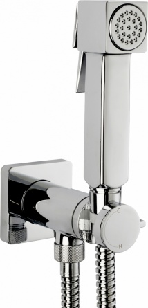Гигиенический душ Bossini Cube Brass E38001B со смесителем, хром фото 1