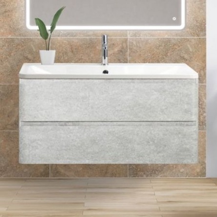 Мебель для ванной BelBagno Albano 90 cemento verona grigio фото 2