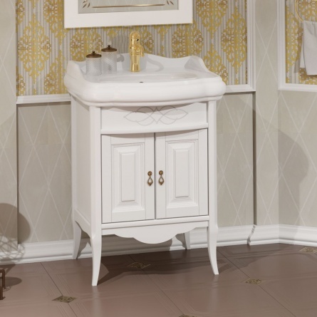 Мебель для ванной Opadiris Лоренцо 60 белая матовая фото 3