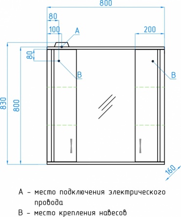 Мебель для ванной Style Line Эко Стандарт №25 82 белая, левая фото 10