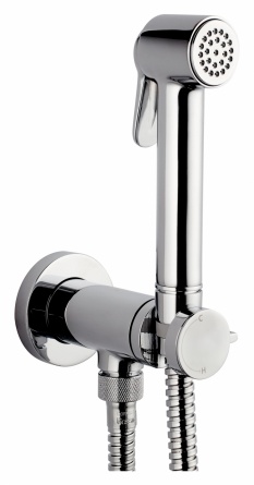 Гигиенический душ Bossini Paloma Brass Mixer Set E37005 CR со смесителем фото 1