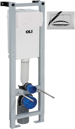 Система инсталляции для унитазов OLI Quadra с кнопкой смыва River фото 1