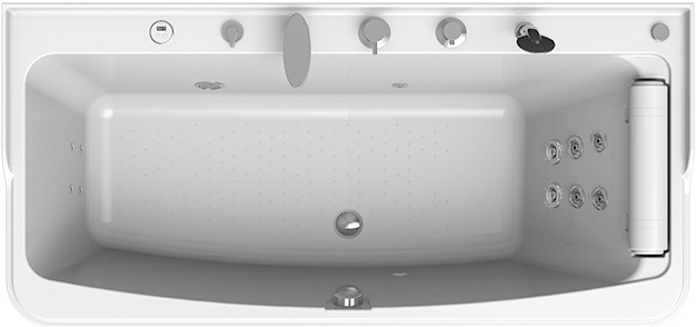 Акриловая ванна Radomir Винченцо Спортивный Chrome 180x85 фото 1