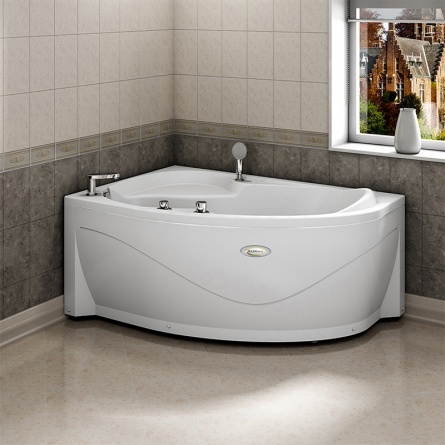 Акриловая ванна Radomir Амелия Специальный Chrome 160x105 левая фото 3