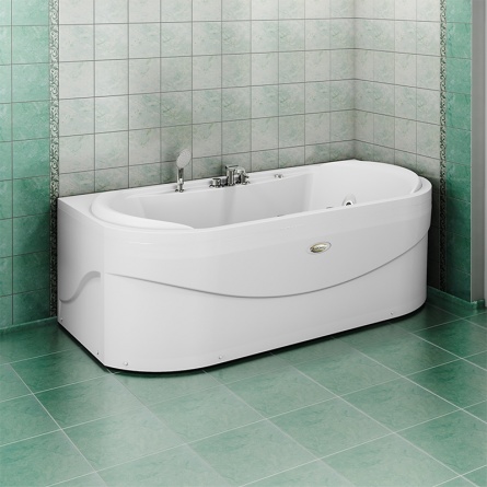 Акриловая ванна Radomir Титан-Лонг Лечебный Chrome 200x100 фото 2