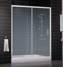 Душевая дверь в нишу Vegas Glass ZP 0160 01 02 стекло шиншилла, 160