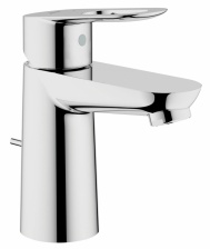 Смеситель для раковины GROHE BauLoop с донным клапаном
