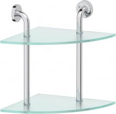 Полка Ellux Elegance ELE 053 2-х ярусная угловая, 30 см
