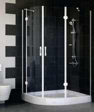 Душевой уголок Vegas Glass AFS-F 120*90 01 01 R стекло прозрачное, 120x90