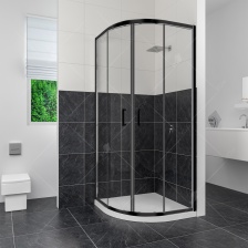 Душевой уголок RGW Classic CL-54B 800x800x1850 профиль черный, стекло прозрачное