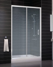 Душевая дверь в нишу Vegas Glass ZP 0120 01 02 стекло шиншилла, 120