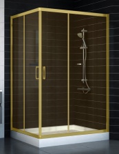 Душевой уголок Vegas Glass ZA-F 0120*100 09 05 стекло бронза, 100x120