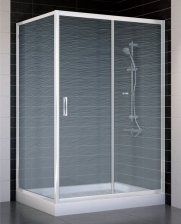 Душевой уголок Vegas Glass ZP+ZPV 120*90 01 02 стекло шиншилла, 120x90