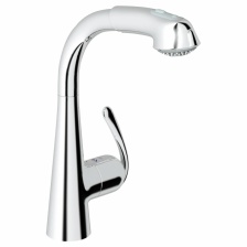 Смеситель для кухонной мойки Grohe Zedra с выдвижным изливом/лейкой