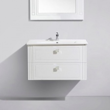 Тумба для комплекта BelBagno Atria 83 bianco lucido 2 ящика