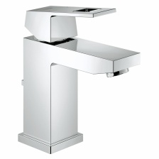 Смеситель для раковины Grohe Eurocube с донным клапаном и низким изливом