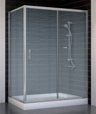 Душевой уголок Vegas Glass ZP+ZPV 140*70 07 02 стекло шиншилла, 140x70
