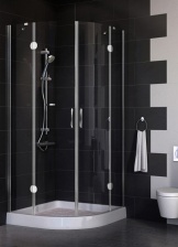 Душевой уголок Vegas Glass AFS 0090 08 01 стекло прозрачное, 90x90