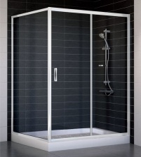 Душевой уголок Vegas Glass ZP+ZPV 140*100 01 01 стекло прозрачное, 140x100