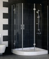 Душевой уголок Vegas Glass AFS-F 120*90 07 01 R стекло прозрачное, 120x90