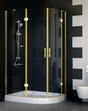 Душевой уголок Vegas Glass AFS-F 110*80 09 01 L стекло прозрачное, 110x80