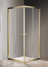 Душевой уголок Cezares Giubileo-A-2-90 прозрачное стекло, золото