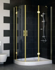 Душевой уголок Vegas Glass AFS-F 110*80 09 01 R стекло прозрачное, 110x80