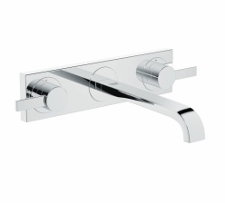 Смеситель для раковины GROHE Allure (верхняя монтажная часть, 3 отверстия) вынос 220 мм