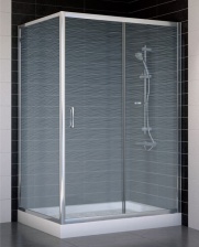 Душевой уголок Vegas Glass ZP+ZPV 120*90 08 02 стекло шиншилла, 120x90
