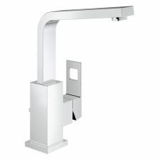 Смеситель для раковины Grohe Eurocube с донным клапаном и высоким изливом