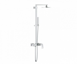 Душевая система со смесителем GROHE Euphoria Cube 230, хром (23147001
