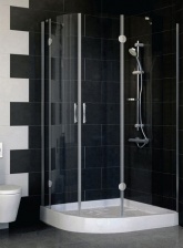 Душевой уголок Vegas Glass AFS-F 110*100 07 01 R стекло прозрачное, 110x100