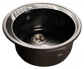 Мойка кухонная GranFest Rondo GF-R520 черный