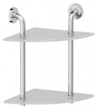 Полка Ellux Elegance ELE 052 2-х ярусная угловая, 26 см