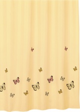 Штора для ванной Iddis Yellow Butterfly