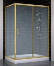 Душевой уголок Vegas Glass ZP+ZPV 130*80 09 02 стекло шиншилла, 130x80
