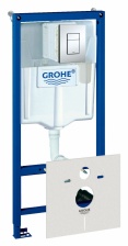 Система инсталляции для унитазов Grohe Rapid SL  5 в 1 с кнопкой смыва