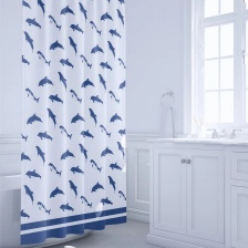 Штора для ванной Fixsen Dolphins FX-1502 без колец