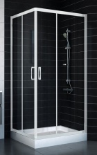 Душевой уголок Vegas Glass ZA-F 80*90 01 01 стекло прозрачное, 80x90