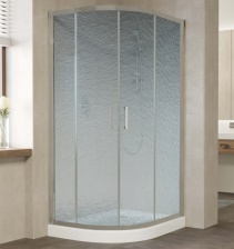 Душевой уголок Vegas Glass ZS-F 100*80 07 02 профиль матовый хром, стекло шиншилла
