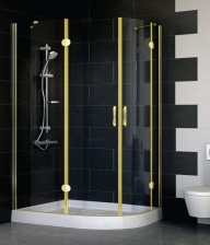 Душевой уголок Vegas Glass AFS-F 120*80 09 01 L стекло прозрачное, 120x80