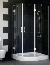 Душевой уголок Vegas Glass AFS-F 110*90 01 01 R стекло прозрачное, 110x90