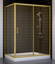 Душевой уголок Vegas Glass ZP+ZPV 140*80 09 05 стекло бронза, 140x80