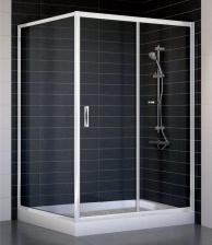 Душевой уголок Vegas Glass ZP+ZPV 130*100 01 01 стекло прозрачное, 130x100