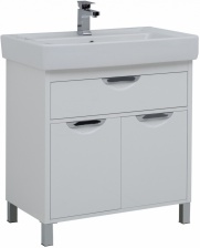 Тумба для комплекта Aquanet Гретта 80 New белая