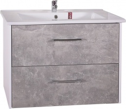Тумба для комплекта ASB-Mebel Лира 85 серый камень