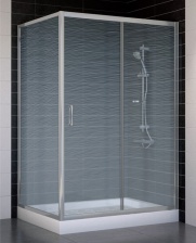 Душевой уголок Vegas Glass ZP+ZPV 120*90 07 02 стекло шиншилла, 120x90
