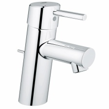 Смеситель для раковины Grohe Concetto с донным клапаном, низкий излив
